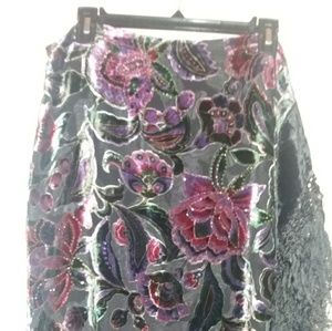 Beautiful Vintage 90's  sequined Scarf